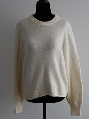 Gap Cash Like Crew Sweater Birch Soft Cozy Neutral